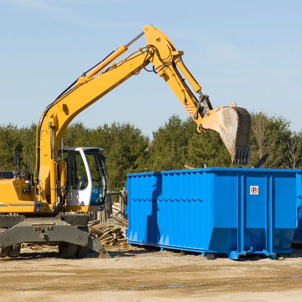 are there any restrictions on where a residential dumpster can be placed in Patricksburg